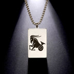 Collier avec Pendentif Elégant Signe du Zodiaque Astrologique