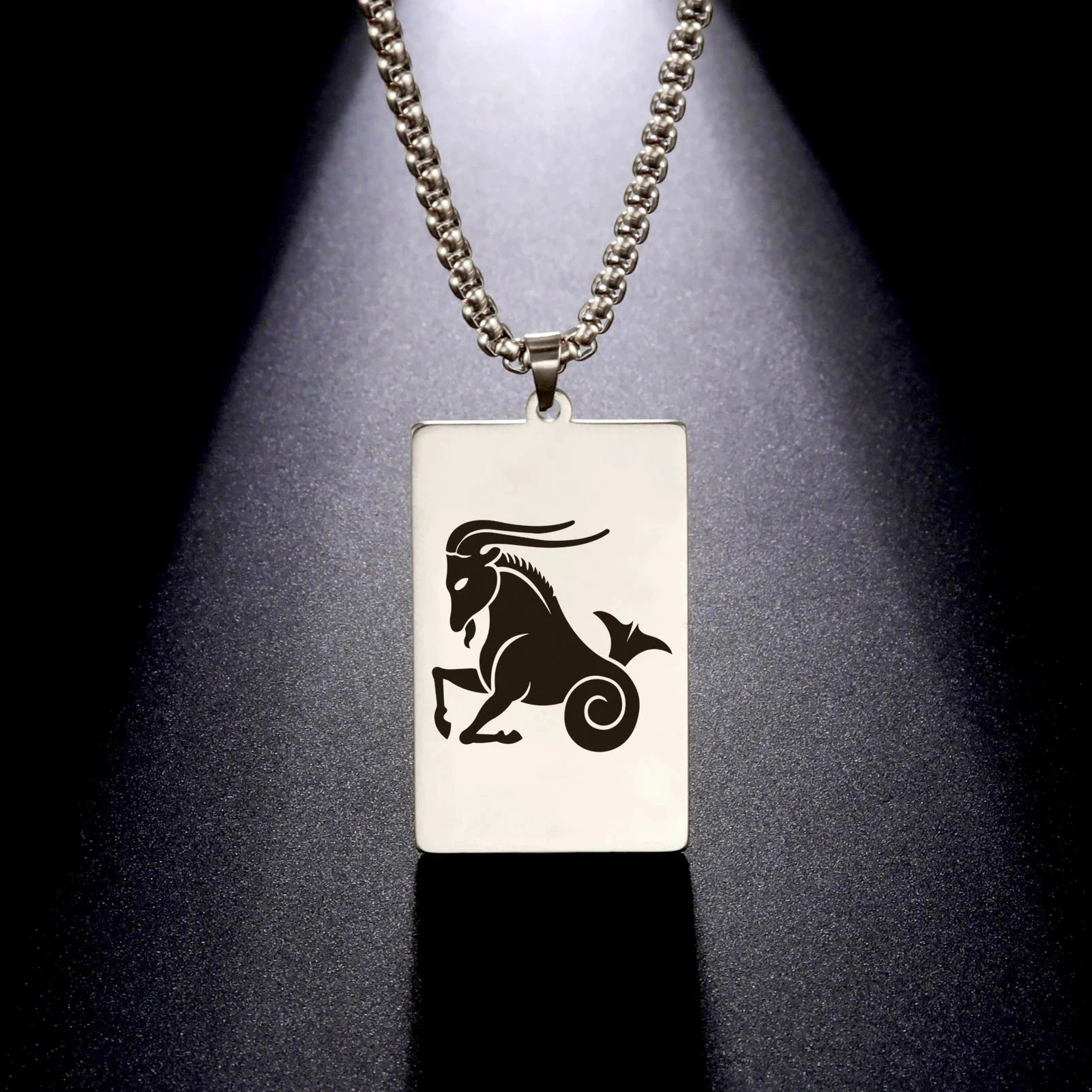 Collier avec Pendentif Elégant Signe du Zodiaque Astrologique
