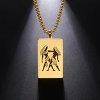 Collier avec Pendentif Elégant Signe du Zodiaque Astrologique