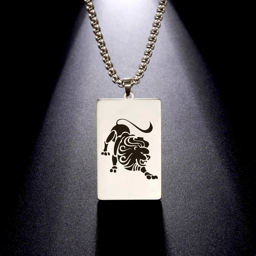 Collier avec Pendentif Elégant Signe du Zodiaque Astrologique