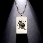Collier avec Pendentif Elégant Signe du Zodiaque Astrologique