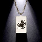 Collier avec Pendentif Elégant Signe du Zodiaque Astrologique