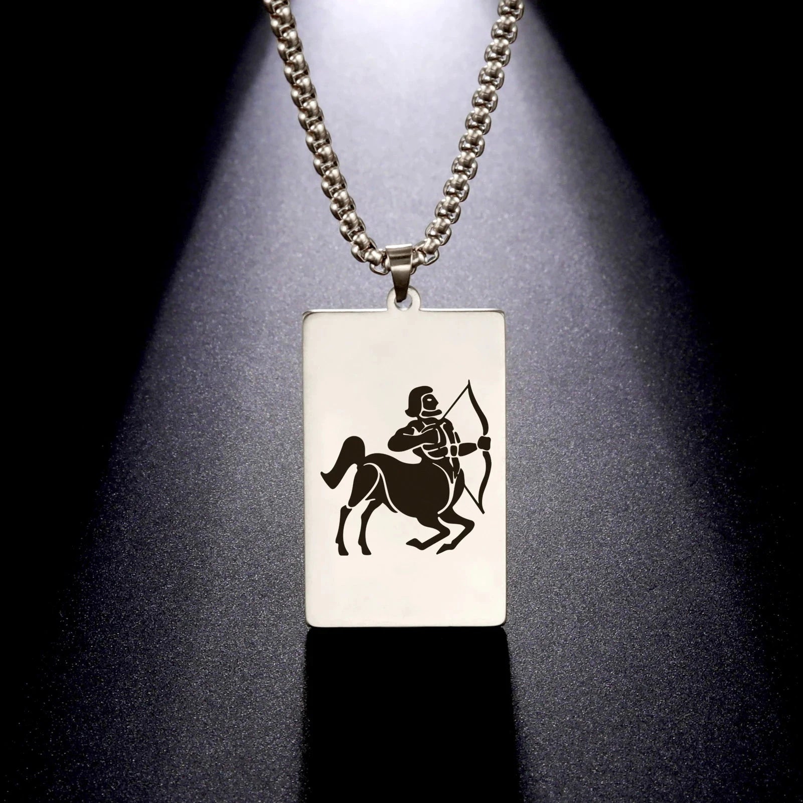 Collier avec Pendentif Elégant Signe du Zodiaque Astrologique