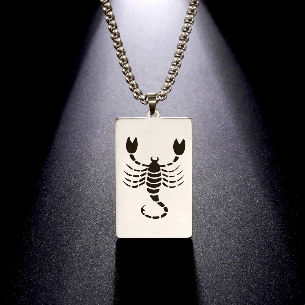 Collier avec Pendentif Elégant Signe du Zodiaque Astrologique