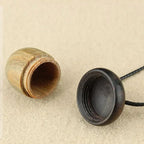 Collier avec Pendentif Gland en Bois