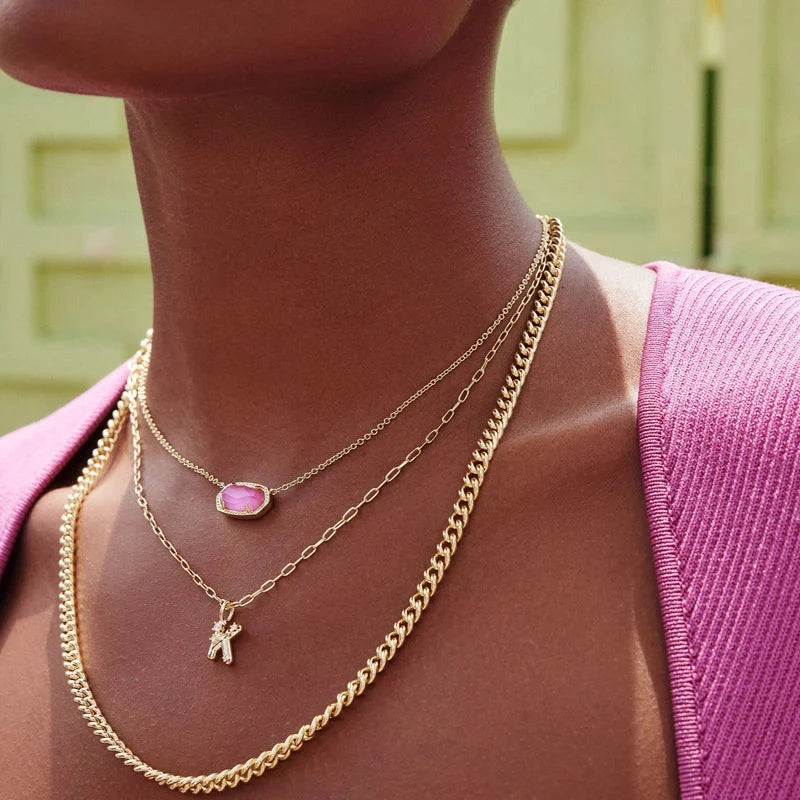 Collier avec Pendentif en Crystal Coloré Signe du Zodiaque