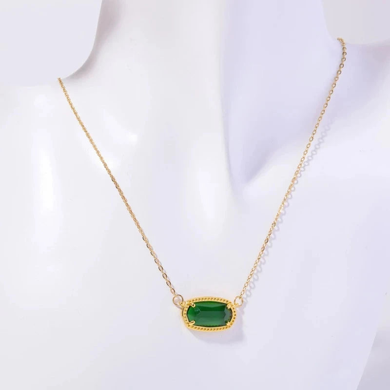 Collier avec Pendentif en Crystal Coloré Signe du Zodiaque