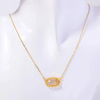 Collier avec Pendentif en Crystal Coloré Signe du Zodiaque