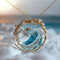 Halsband med hängsmycke "löftet från havet" 
