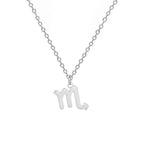 Collier avec Pendentif Dorés Signe du Zodiaque