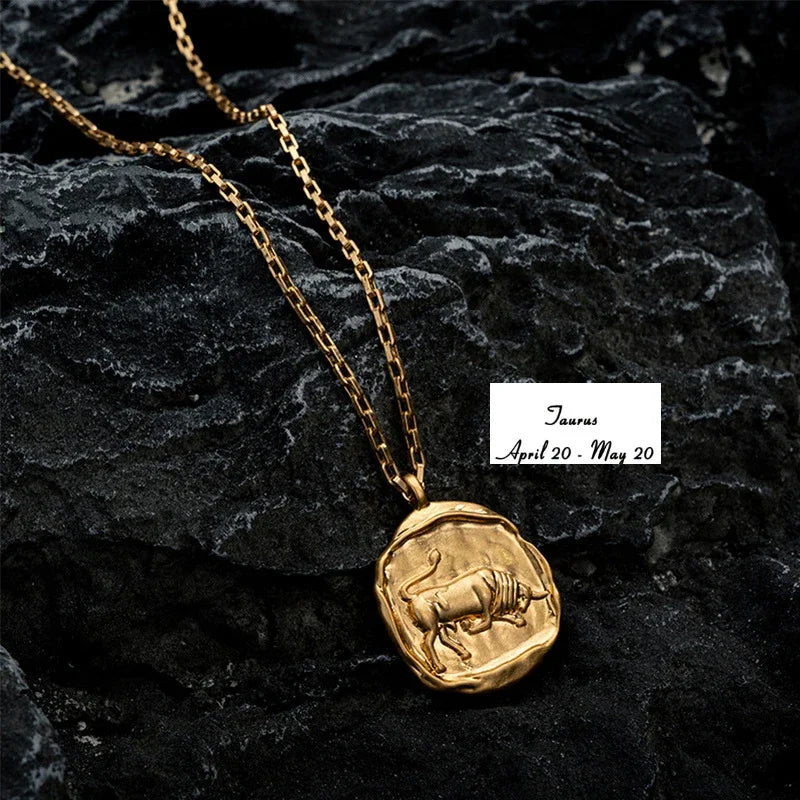 Collier avec Pendentif Signe du Zodiaque