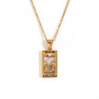 Collier avec Pendentif Tarot