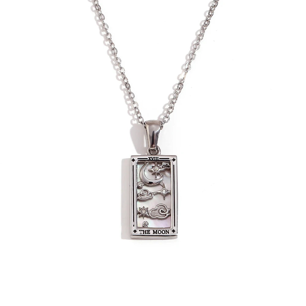 Collier avec Pendentif Tarot