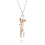Collier Câlin d'Amour or rose