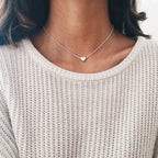 Collana Cuore Pendente Donna argento