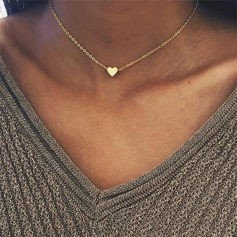 Collana Cuore Pendente Donna oro