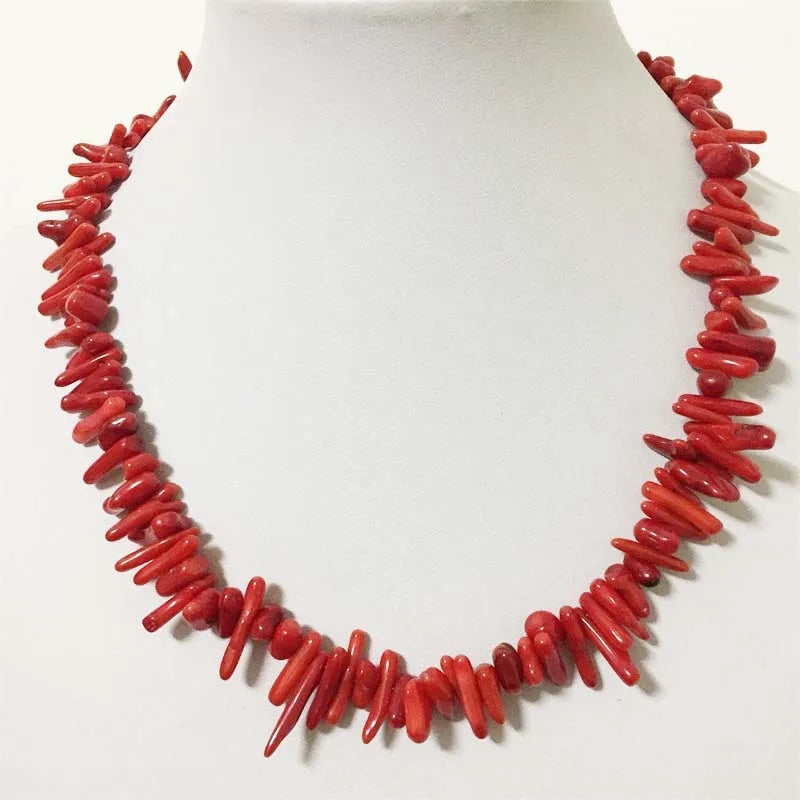Collana in corallo rosso da donna