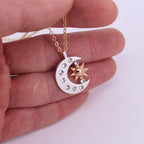 Collana Pendente Luna Crescente Donna
