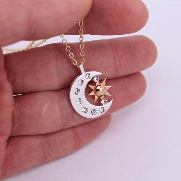 Collana Pendente Luna Crescente Donna