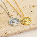 Virgin Mary Necklace Christian Pendant