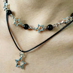 Collana a Doppio Giro con Ciondolo Stella