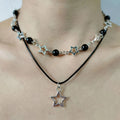 Collana a Doppio Giro con Ciondolo Stella