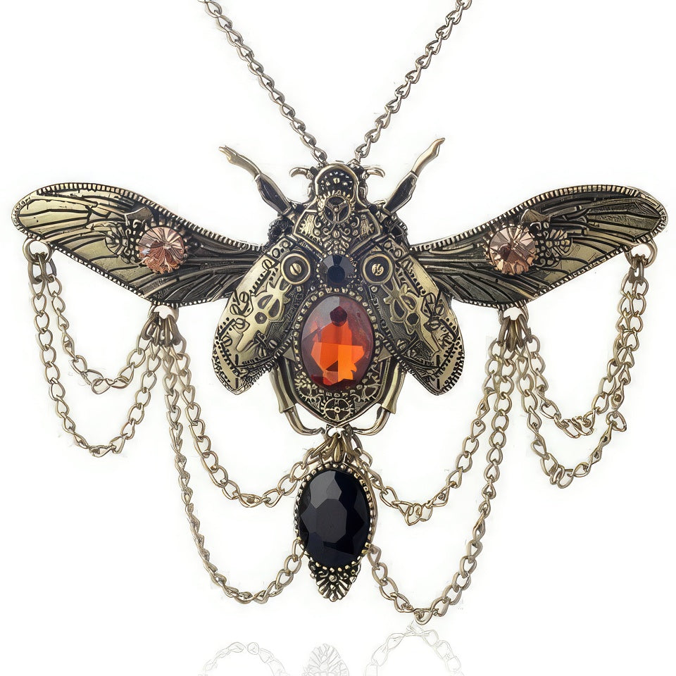 Damenhalskette Steampunk 