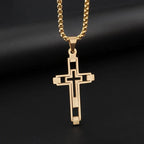 Halskette & Medaillon Kreuz Gold