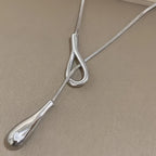 Collier Original avec Pendentif Goutte d'Eau