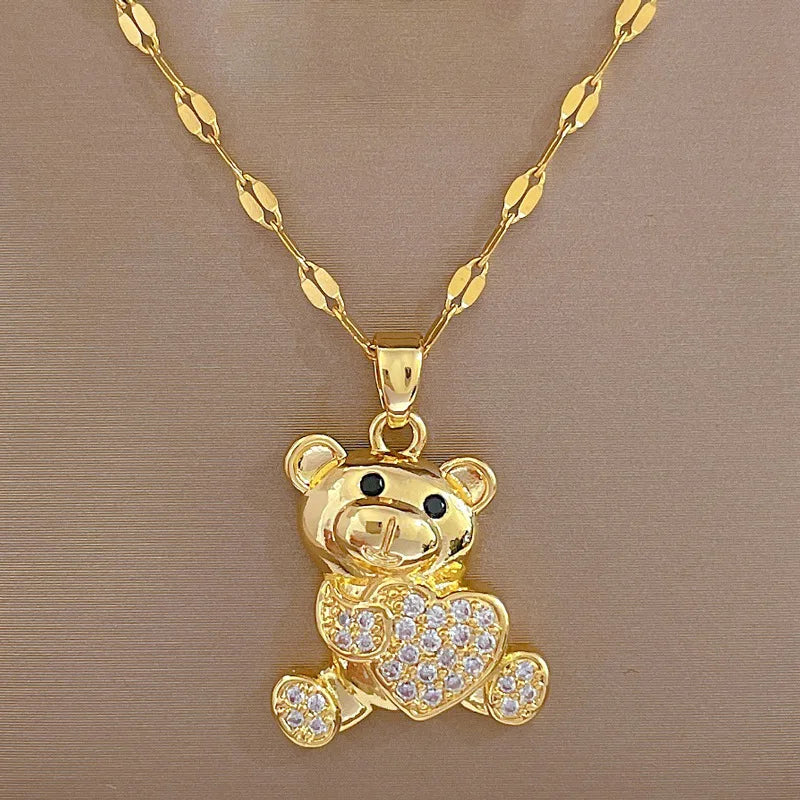 Goldbär-Halskette