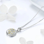 Collana Ciondolo Albero della Vita Bianco