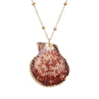 Collana con pendente con bella conchiglia conchiglia di San Giacomo 3
