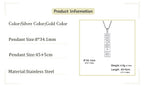 Egyptian Cartouche Pendant Necklace with Hieroglyphs