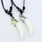 Collana Ciondolo Dente di Squalo oro