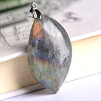 Collana con ciondolo labradorite