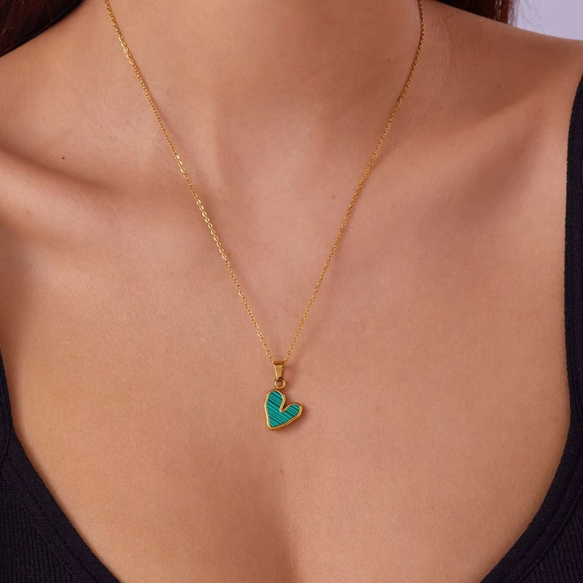 Collar con Colgante Corazón Pequeño 