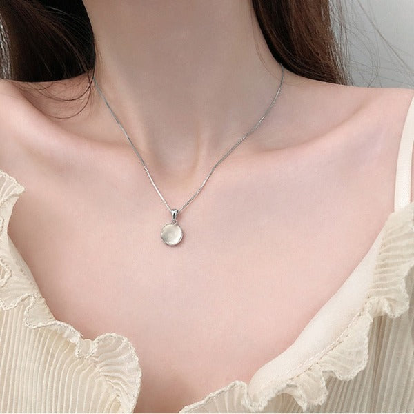 Collier Pendentif Pierre de Lune Femme