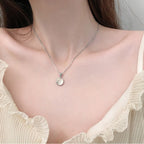 Collier Pendentif Pierre de Lune Femme