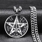 Pentagram Necklace Solomon Tetragram Pendant