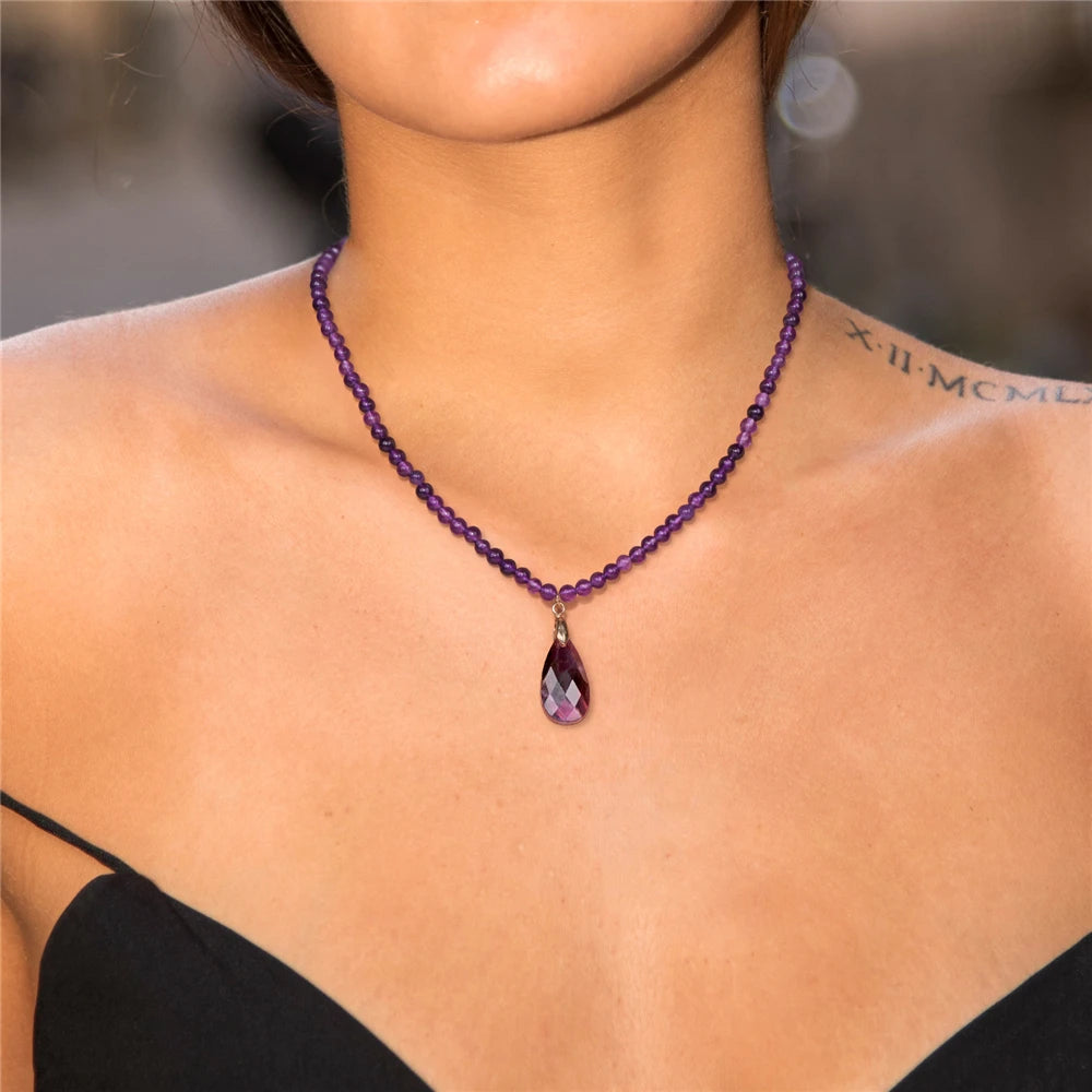 Collana Pietra Occhio di Tigre & Pendente