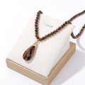 Collana Pietra Occhio di Tigre & Pendente