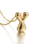 Collier pour femme avec pendentif initiale - lettre