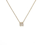 Collier ras de cou femme avec pendentif minimaliste initiale n