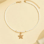 Choker mit Muschel-Anhänger Seestern