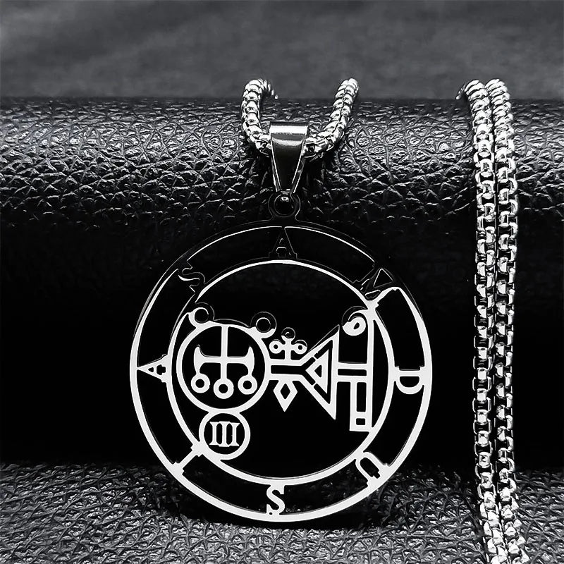 Satanistička ogrlica privjesak duha demonskog amdusias