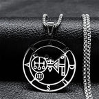 Satanistička ogrlica privjesak duha demonskog amdusias