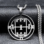 Satanistička ogrlica privjesak duha demonskog amon