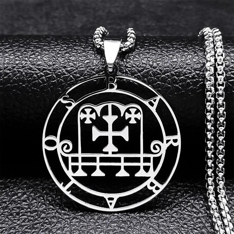 Satanistička ogrlica privjesak duha demonskog barbatos
