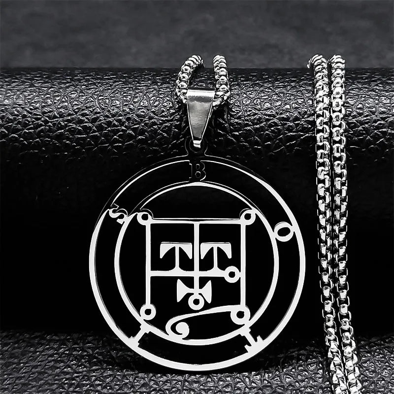 Satanistička ogrlica privjesak duha demonskog botis