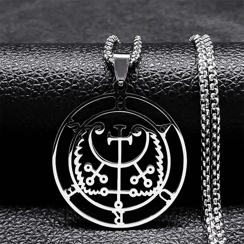 Satanistička ogrlica privjesak duha demonskog haures